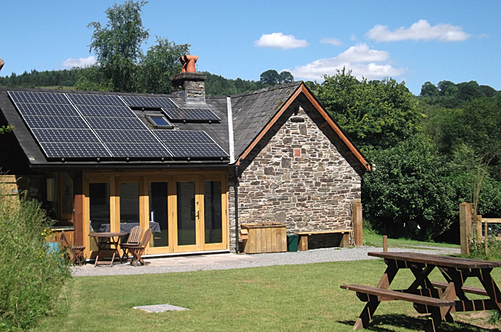 River Cabin in the day time
