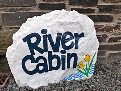Eco cabin sign