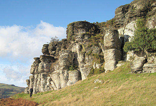 Aberedwo Rocks on the Radnor Hills
