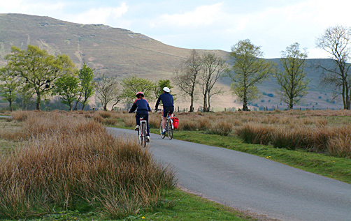Cycling in the Black Mountains, Mid Wales